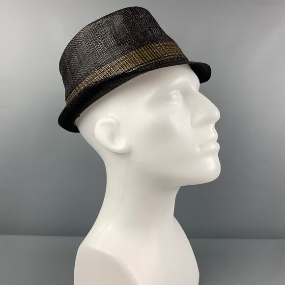 GOORIN BROTHERS Other - GOORIN BROTHERS Size S Black Tan Woven Hat